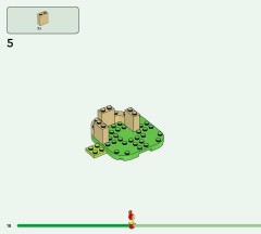 LEGO 77047 instructions page 18 – build guide