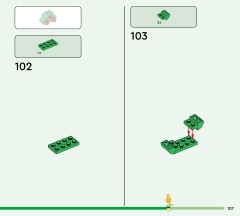 LEGO 77049 instructions page 107 – build guide