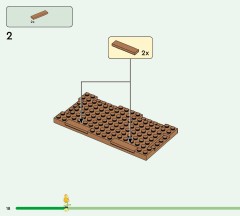 LEGO 77049 instructions page 18 – build guide