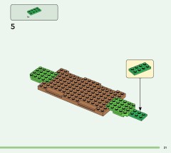 LEGO 77049 instructions page 21 – build guide