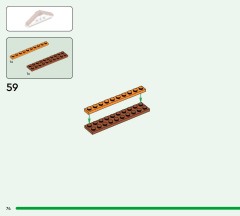 LEGO 77049 instructions page 74 – build guide