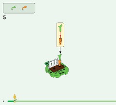 LEGO 77049 instructions page 8 – build guide