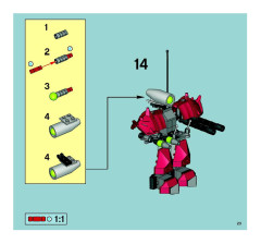 LEGO 7705 instructions page 23 – build guide