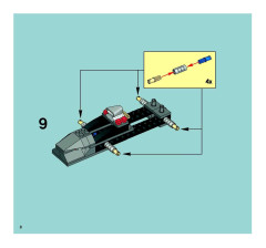 LEGO 7705 instructions page 8 – build guide