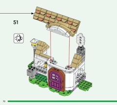 LEGO 77050 instructions page 72 – build guide