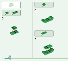 LEGO 77050 instructions page 8 – build guide