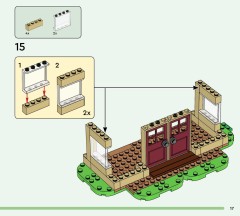 LEGO 77050 instructions page 17 – build guide