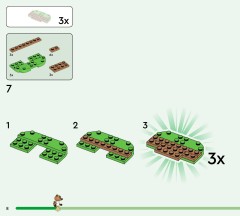 LEGO 77050 instructions page 8 – build guide