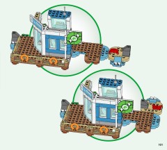 LEGO 77051 instructions page 101 – build guide