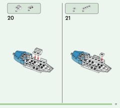 LEGO 77051 instructions page 17 – build guide