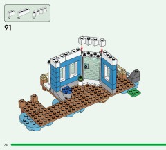 LEGO 77051 instructions page 74 – build guide