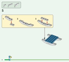 LEGO 77051 instructions page 8 – build guide