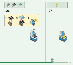LEGO 77051 instructions page 87 – build guide