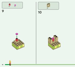 LEGO 77052 instructions page 10 – build guide