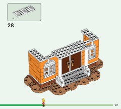 LEGO 77052 instructions page 107 – build guide