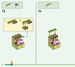 LEGO 77052 instructions page 12 – build guide