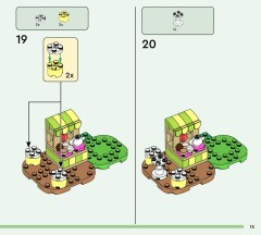 LEGO 77052 instructions page 15 – build guide