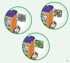 LEGO 77052 instructions page 161 – build guide