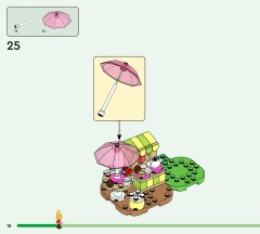 LEGO 77052 instructions page 18 – build guide