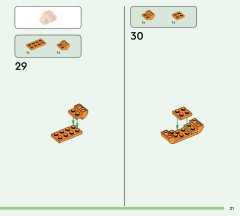 LEGO 77052 instructions page 21 – build guide