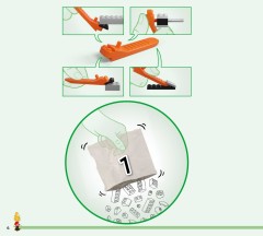 LEGO 77052 instructions page 4 – build guide