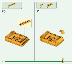 LEGO 77052 instructions page 74 – build guide
