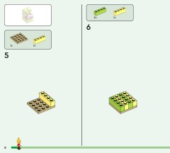 LEGO 77052 instructions page 8 – build guide