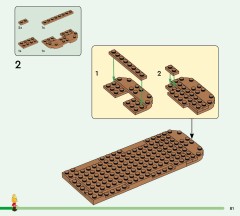 LEGO 77052 instructions page 81 – build guide