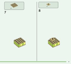 LEGO 77052 instructions page 9 – build guide