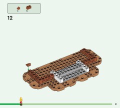 LEGO 77052 instructions page 91 – build guide
