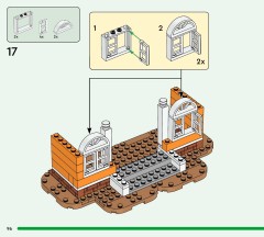 LEGO 77052 instructions page 96 – build guide