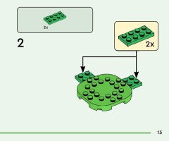 LEGO 77053 instructions page 15 – build guide