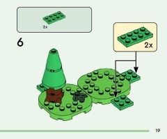 LEGO 77053 instructions page 19 – build guide