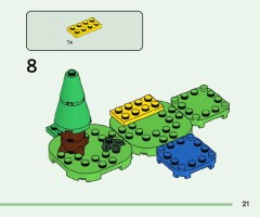 LEGO 77053 instructions page 21 – build guide