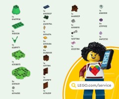 LEGO 77053 instructions page 47 – build guide