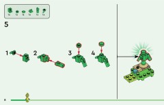 LEGO 77054 instructions page 8 – build guide