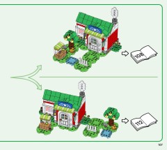 LEGO 77055 instructions page 107 – build guide