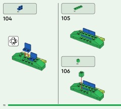 LEGO 77055 instructions page 72 – build guide