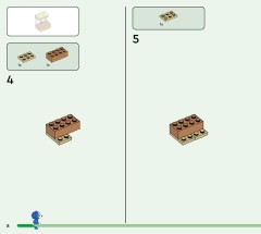 LEGO 77055 instructions page 8 – build guide