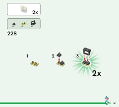 LEGO 77056 instructions page 161 – build guide