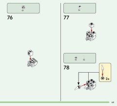 LEGO 77056 instructions page 43 – build guide