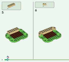 LEGO 77056 instructions page 8 – build guide