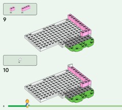 LEGO 77057 instructions page 8 – build guide