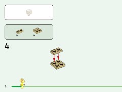 LEGO 77058 instructions page 8 – build guide