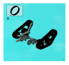 LEGO 7706 instructions page 21 – build guide