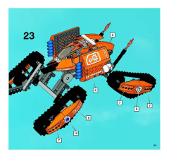 LEGO 7706 instructions page 33 – build guide