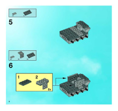 LEGO 7706 instructions page 6 – build guide