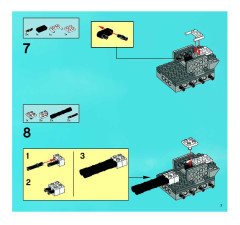 LEGO 7706 instructions page 7 – build guide