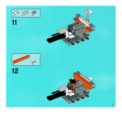 LEGO 7706 instructions page 9 – build guide