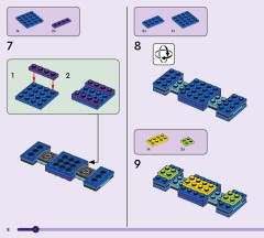 LEGO 77071 instructions page 8 – build guide